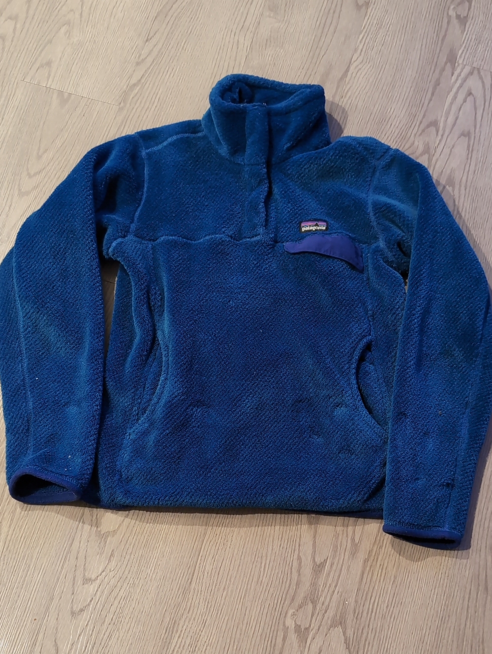 Patagonia Women's Deep Blue Fleece Quarter-Zip Pullover
